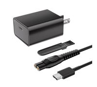 Caricabatterie USB C da 5 V compatibile con Philips Norelco Series 2000 3000 5000 7000 9000 cavo di ricarica per rasoio Phillips 2400 2600 3600 3900 5200 5400 Trimmer