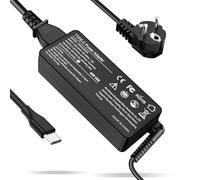 Caricabatterie USB C da 65 W per laptop compatibile con Lenovo Thinkpad/Yoga/Chromebook/IdeaPad. Adattatore CA di ricarica rapida di tipo C. Alimentatore.