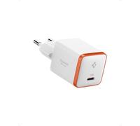 Spigen ArcStation Essential 30W Caricatore USB C Rapido [Compatto & Caricatore PPS] Mini Spina USB C PD/QC 3.0, Compatibile con iPhone 17/16/15/14/13 Samsung S25/S24 Pixel 10/9/8 e altro - Bianco
