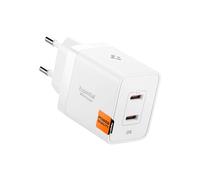 Caricabatterie USB-C GaN 2 porte 47W Spigen ArcStation Essential - Bianco