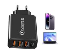 Caricabatterie USB C, Velocemente Diversi Caricabatterie Con USB C | Caricatore C Tedesco, Alimentazione C Ricarica Rapida, Per Tablet Per Smartphone Presso Home Office Travel Car Fa