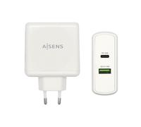 Caricabatterie USB da Parete Aisens ASCH-2PD30QC-W Bianco 48 W USB-C [1 Unità
