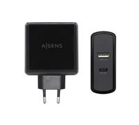 Caricabatterie USB da Parete Aisens ASCH-2PD45A-BK 57 W Nero USB-C