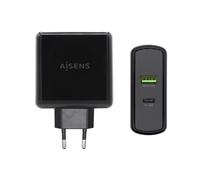 Caricabatterie USB da Parete Aisens PD 3.0 USB-C 48 W Nero