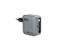 CARICABATTERIE USB FORCELL VT-R5 Grigio