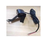 Caricabatterie USB impermeabile per cellulare, auto elettrica per moto, con spia luminosa, elettronica