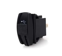 Caricabatterie USB per moto, Auto DC 12V-24V LED Blu Caricatore Doppio USB Carling ARB Interruttori a bilanciere 5V 3.1A