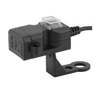 Caricabatterie USB per moto Caricatore del telefono del motociclo Presa USB 12V Presa doppia per caricabatterie rapido USB Presa di corrente Mini accendisigari USB Adattatore USB Ricarica rapida Cari