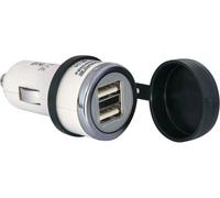 Caricabatterie USB rapido doppio O-106 TECMATE