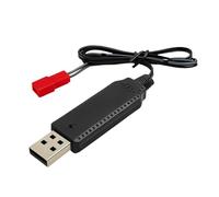 Caricabatterie USB RC universale con JST, cavo con JST-2PIN, cavo di ricarica USB da 3,7 V, compatibile con RC Coche/RC Avión/RC Tanca/RC Barca Otros juguetes, Lipo Batería Charge, leggero