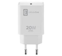 Cellularline USB-C Charger 20W - iPhone 8 or later Bianco