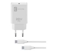 Caricabatterie USB Type-C CHARGER KIT 20W Power Delivery White ACHIPDKITC2CPD20