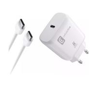 Cellularline Super Fast Charger Kit 25W - USB-C to USB-C - Samsung Caricabatterie da rete Super Fast Charge PD 25W con cavo