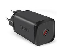 SBS TETRGAN1C65W Caricabatterie per dispositivi mobili Nero Interno