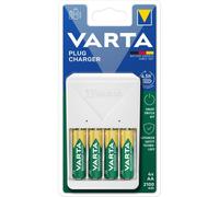 Caricabatterie Varta Plug Charger AA/AAA + 4 batterie ricaricabili AA 2100 mAh