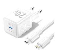 Caricabatterie Vention TZ-FEPW0-EU-02 GaN 20W 1xUSB-C + cavo Lightning 1m