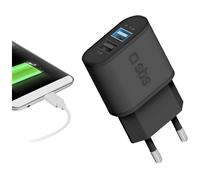 CARICABATTERIE VIAGGIO BUILT NY TETR2USB21AFAST Nero
