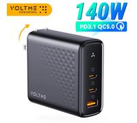 Caricabatterie VOLTME GaN 140W USB Tipo C PD3.1 Ricarica rapida per MacBook Pro 16′′ Caricatore rapido per telefono 5.0 per iPhone 15 14 Xiaomi