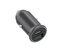 Caricabatterie WE per accendisigari - 2 porte USB (USB-A max 18W+ USB-C max 60W) QC e PD 3.0 per smartphone, tablet, PC, GPS e altro... - Nouvo