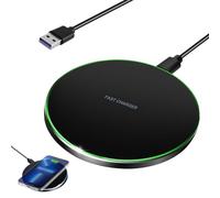 Caricabatterie Wireless 35W Induzione Rapida con Cavo USB-C, Compatibile con iPhone 16/15/14/13/12/11 Pro Max, Sam sung Galaxy S25/S24/S23/S22/S21, Pixel, Air Pods, Xiao mi, Ricarica Qi Universale