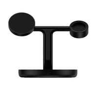 Baseus Wireless Charger Swan stand 3-in-1 Magnetic charger with TypeC cable 15W, 1m Black (WXTE000101)