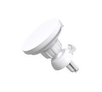 Caricabatterie wireless, Caricabatterie wireless magnetico for auto da 30 W + supporto for telefono con bocchetta ad anello for ricarica rapida in(White)