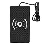 Caricabatterie Wireless, Caricabatterie Wireless per Auto da 10 W Supporto per Tappetino per Tappetino di Ricarica Rapida per Cellulare Antiscivolo Portatile Universale