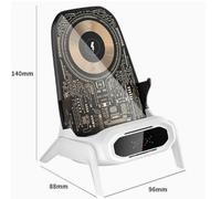 Caricabatterie wireless compatibile con Apple, Huawei e Xiaomi, supporto da tavolo, ricarica super rapida magnetica da 100 W, supporto_M