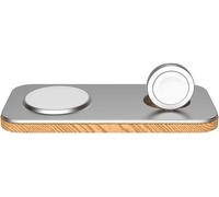Caricabatterie wireless CUBENEST 2in1 K200 Compatibile con MagSafe argento
