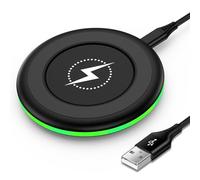 Caricabatterie wireless da 15 W per Samsung Galaxy S25 FE Edge Plus Ultra S25+ S24 S24+ S23 S23+ S22 S21 S20, Note 20, 20+, Z Fold 7 6 5 4 5G, Z Flip 7 FE 6 5 4 5G, Buds3 Pro, Buds3, Pad di ricarica