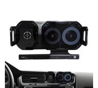 Caricabatterie wireless da auto - Supporto per cellulare a bloccaggio automatico da 15 W | Supporto per telefono a ricarica rapida per navigazione, chiamata, viaggio su strada, pendolarismo quotidiano