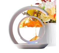 Caricabatterie Wireless,Lampada Con Paesaggio Sabbia Dinamica,Caricatore Magnetico Wireless | Per Notte Bagno Casa Sensoriale Meditazione Ufficio Camera da Tavolo