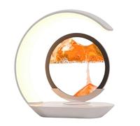 Caricabatterie Wireless Magnetico,Lampada Decorativa da Tavolo con Paesaggio Sabbioso Dinamico - Caricatore Magnetico | Per Bagno Casa Sensoriale Meditazione Ufficio Camera Da Tavolo Notte
