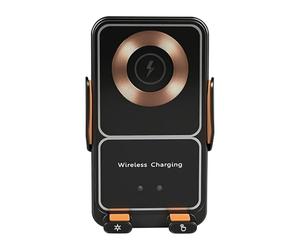 Caricabatterie wireless per auto - Caricabatterie per supporto telefono | Supporto per telefono da cruscotto con rotazione a 360 gradi, di bloccaggio professionale con rilevamento automatico, s