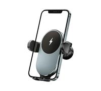 Caricabatterie Wireless per Auto,Caricabatterie Wireless 15W con e Clip | Supporto Per Telefono Con Sensore Intelligente - Auto Veicoli Camion RV Presa d'Aria Viaggio Vacanza Guida