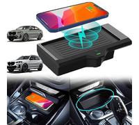 Caricabatterie Wireless per Auto Compatibile con Bmw X3 G01 2018 2019 2020 2021 2022 2023 X4 2019 2020 2021 2022 Pannello Accessori Console Centrale