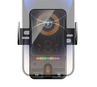 Caricabatterie wireless per auto | ricarica rapida 15 W supporto griglia aria auto - supporto per telefono autoregolante - per controllo di musica automobilistica viaggi lunghi affari e vacanze