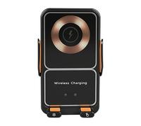 Caricabatterie wireless per auto - supporto per caricabatterie con rotazione di 360 gradi - bloccaggio automatico anti-vibrazione con ricarica rapida 15 W wireless per presa d'aria cruscotto camion