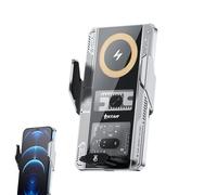 Caricabatterie wireless per auto, supporto per griglia 'aria da 66 W, supporto per cellulare con chiusura elettrica e ricarica rapida, supporto universale per veicolo per guida quotidiana e viaggi