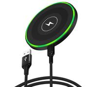 Caricabatterie wireless per Samsung Galaxy S25 ultra/S25/S24 FE/S23/S22/S21/S20/S10/Z Flip 6 7, 15W Max Pad di ricarica wireless veloce per Google Pixel 9 Pro 8a 7 6 iPhone 16 15 14 13 12