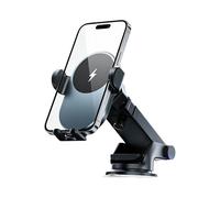 Caricabatterie Wireless per Telefono in Auto,Caricabatterie Per Cellulare Con E Clip Da 15W - Supporto per Telefono con Ricarica Rapida | Auto Veicoli Camion RV Presa d'Aria Viaggio Vacanza Guida