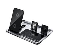 Caricabatterie wireless R11 ABS+P 15W Ricarica rapida per telefoni, cuffie, orologi, ingresso 9V 2A, uscita 12V 1.5A, design compatto 19x4x2cm, 323g