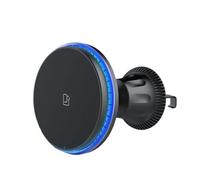 Caricabatterie wireless, Supporto for telefono da auto magnetico con caricabatterie wireless 30 W, supporto RGB, stazione di ricarica rapida