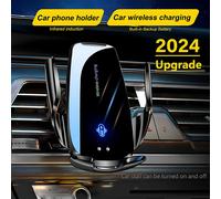 Caricabatterie Wireless supporto per presa d'aria per auto supporto per telefono stazione di ricarica rapida per iPhone XS 11 12 13 14 15 Pro Max Samsung Note 10 +