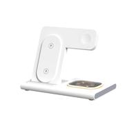 Caricabatterie wireless tre in uno che supporta la ricarica rapida e la ricarica wireless multifunzione.