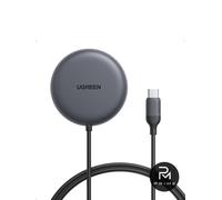 Caricabatterie Wireless UGREEN per iPhone 12-17 Qi2 15W MagSafe Zapix Nero