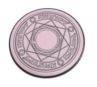 Caricabatterie Wireless Veloce da 20 W, Tappetino Caricabatterie Wireless Magic Array con Effetto Luce Respiro, Stile Desktop Rosa Sakura, Potente Compatibilità per Telefoni,