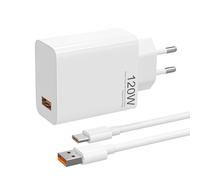 Caricabatterie xiaomi 120w per Xiaomi 14T Pro /14 Ultra/13T Pro /13 Lite/12T/11T per Redmi Note 13 P +/12 P +/11 P + ecc, con 6A cavo USB C 2M