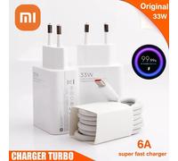 Caricabatterie Xiaomi 33W con Cavo Type-C 6A per Redmi Note POCO Mi