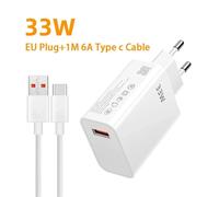 Caricabatterie Xiaomi Originale 33W con Cavo Type-C 6A per Redmi Note POCO Mi